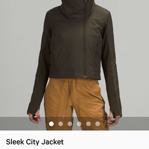 Lululemon jacket - size 10. Dark olive